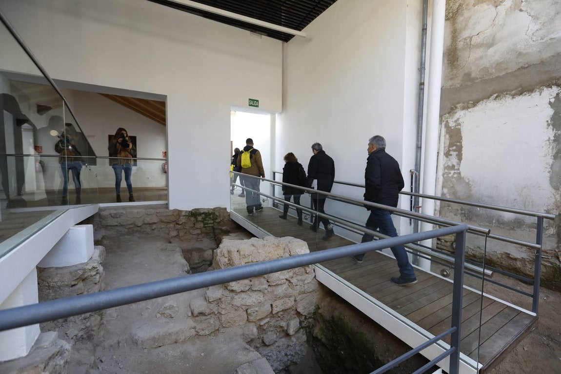 Los restos del solar junto a la Sinagoga de Córdoba, en imágenes