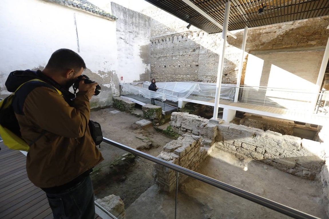 Los restos del solar junto a la Sinagoga de Córdoba, en imágenes