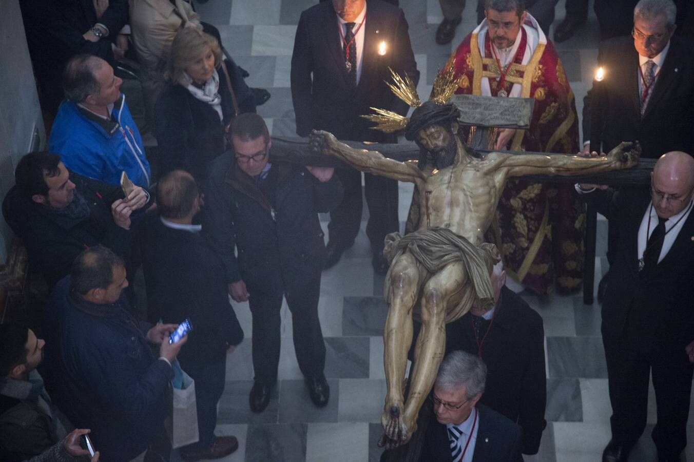 Galería del vía crucis del Cristo del Calvario