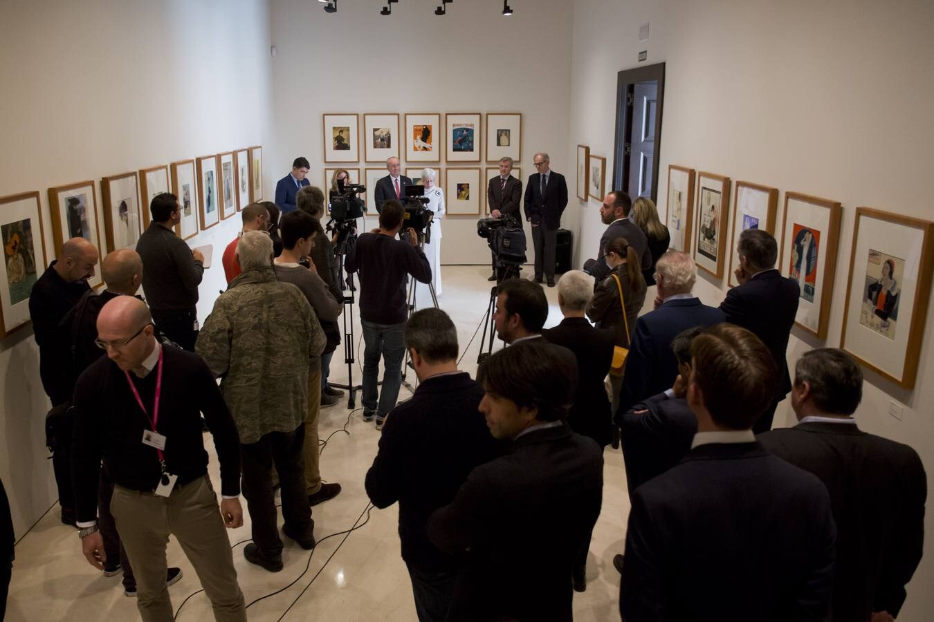 La presentación de la muestra del Museo ABC en el Thyssen de Málaga, en imágenes