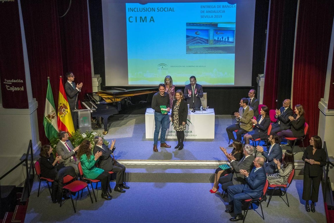 Entrega de Banderas de Andalucía de la provincia de Sevilla