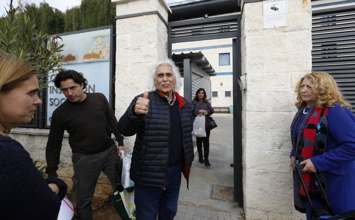 En imágenes, Rafael Gómez sale de la cárcel de Córdoba