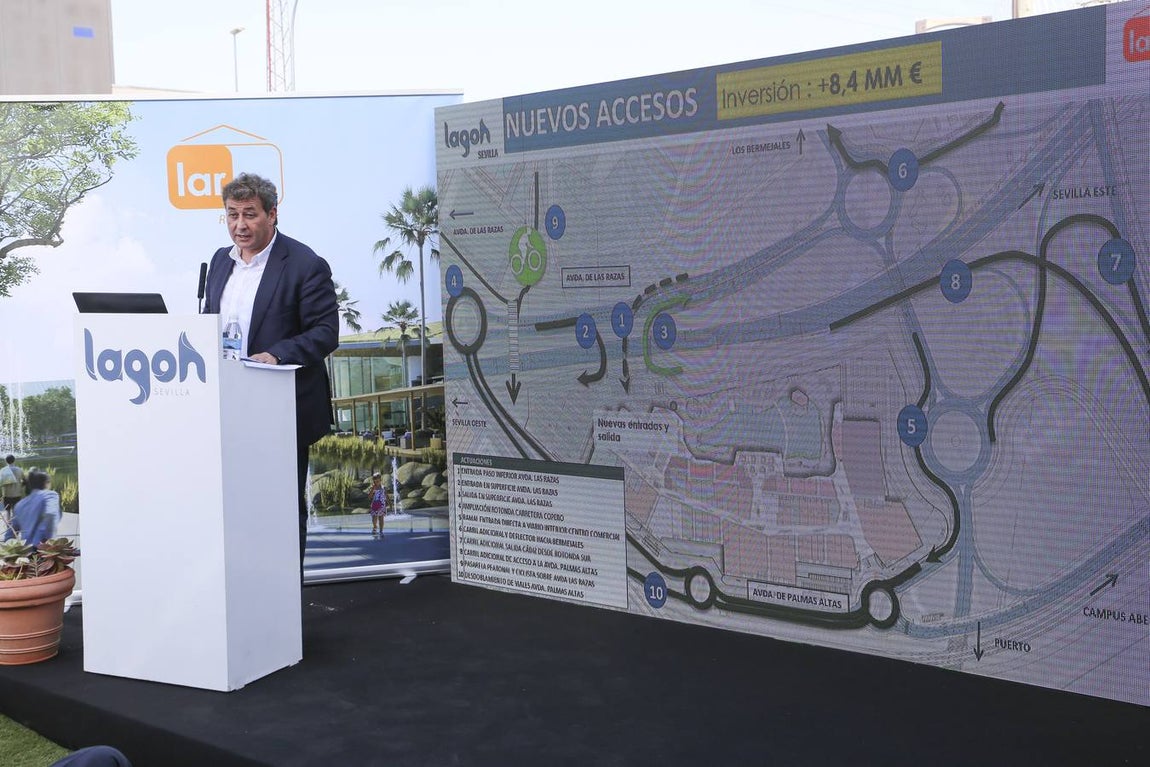 En imágenes, estado actual de las obras del centro comercial Lagoh de Palma Altas