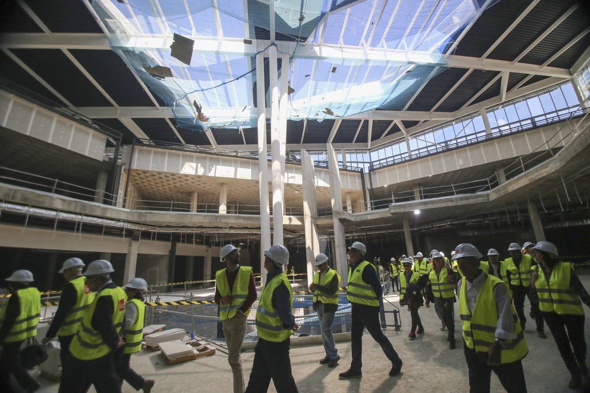 En imágenes, estado actual de las obras del centro comercial Lagoh de Palma Altas