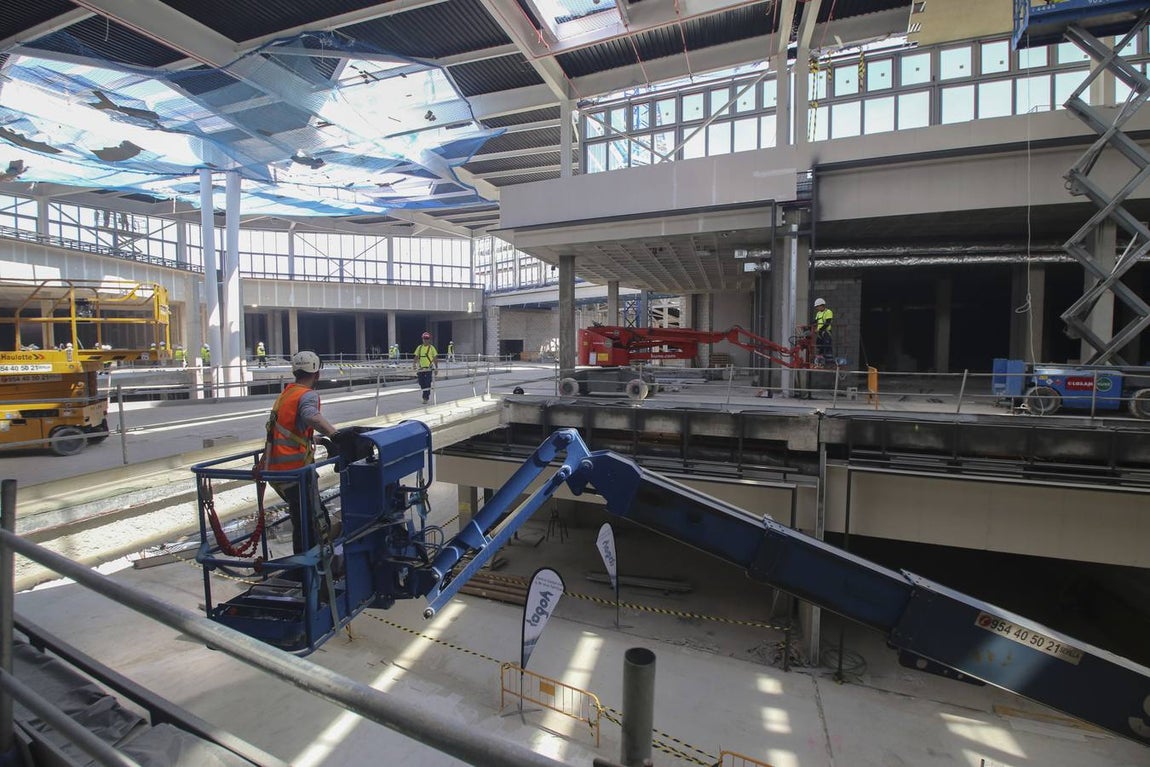 En imágenes, estado actual de las obras del centro comercial Lagoh de Palma Altas
