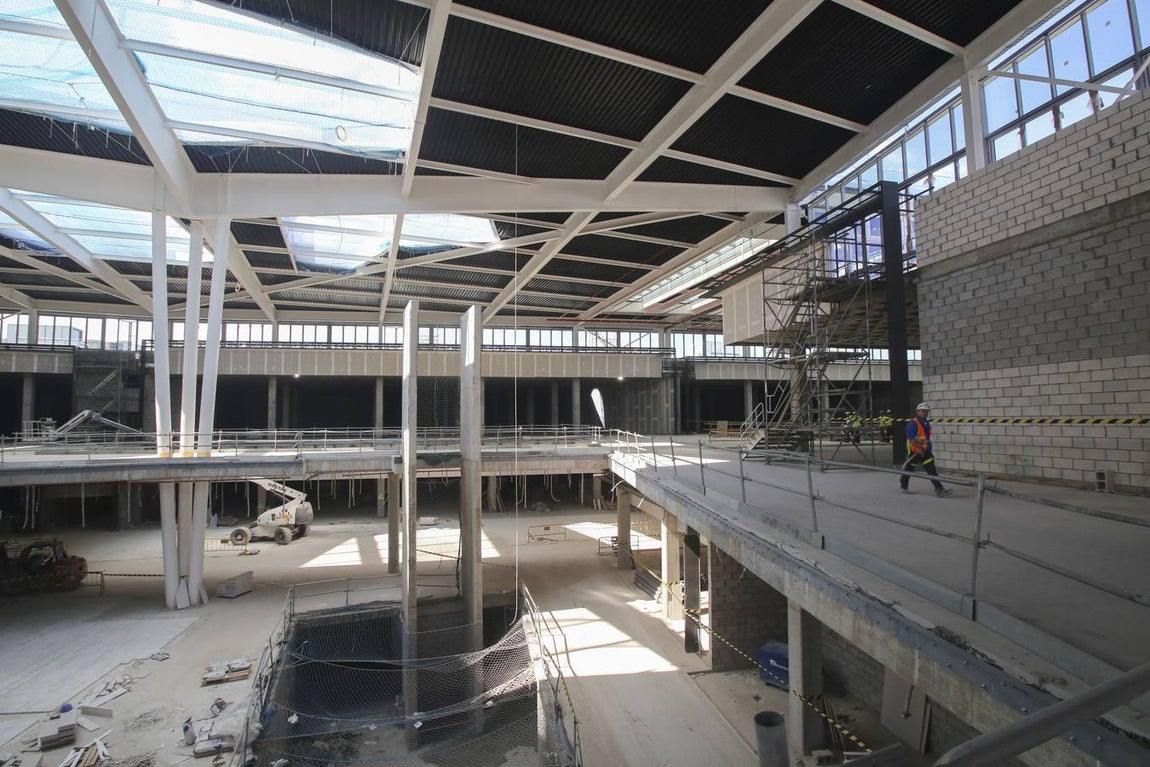En imágenes, estado actual de las obras del centro comercial Lagoh de Palma Altas