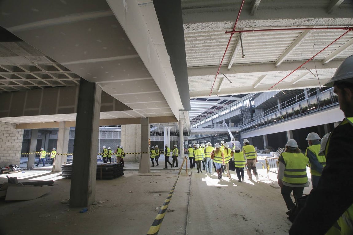 En imágenes, estado actual de las obras del centro comercial Lagoh de Palma Altas