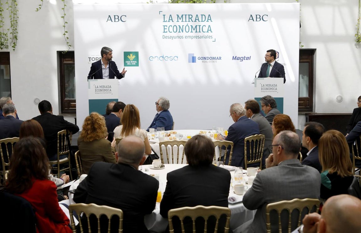 En imágenes, Luis Enríquez en «La Mirada Económica» de ABC Córdoba