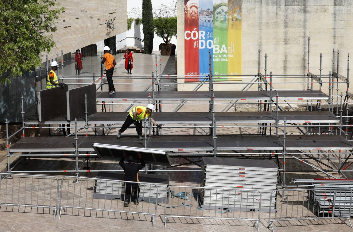 El montaje de la carrera oficial de Córdoba, en imágenes