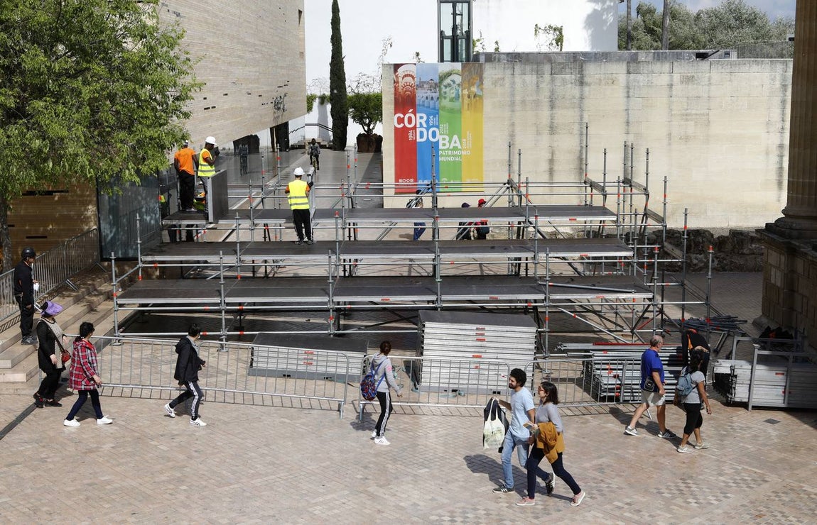 El montaje de la carrera oficial de Córdoba, en imágenes