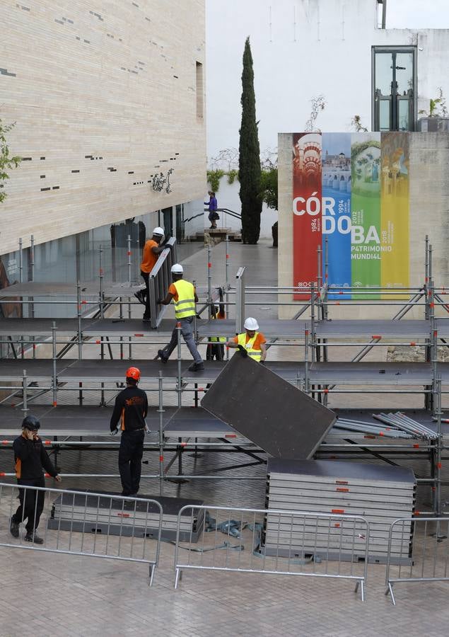 El montaje de la carrera oficial de Córdoba, en imágenes
