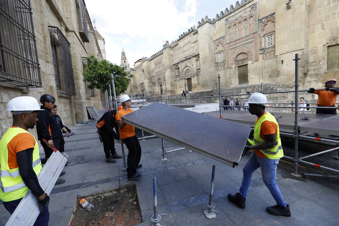 El montaje de la carrera oficial de Córdoba, en imágenes