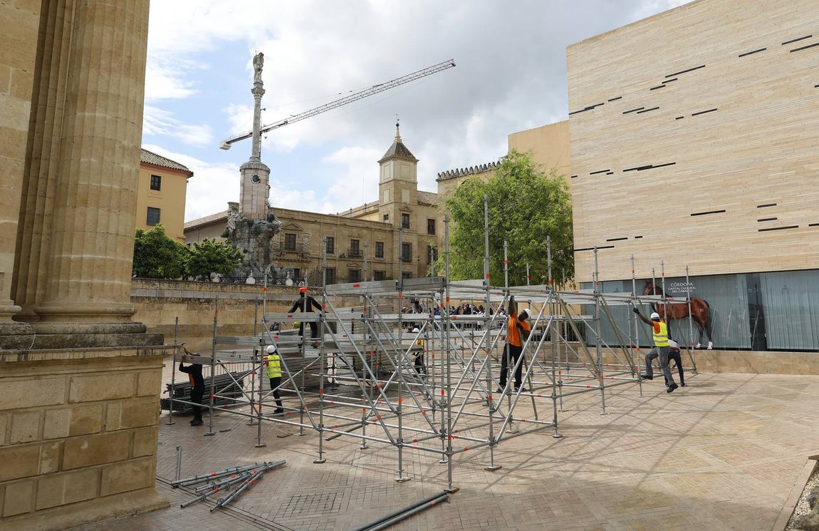 El montaje de la carrera oficial de Córdoba, en imágenes
