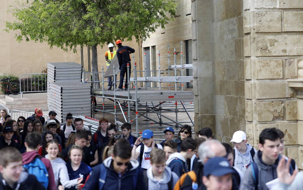El montaje de la carrera oficial de Córdoba, en imágenes