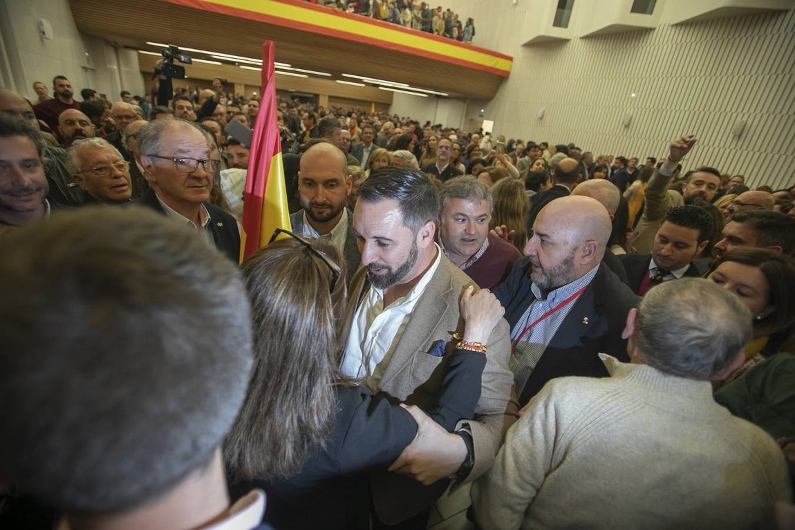En imágenes, el mitin de Santiago Abascal (Vox) en Córdoba