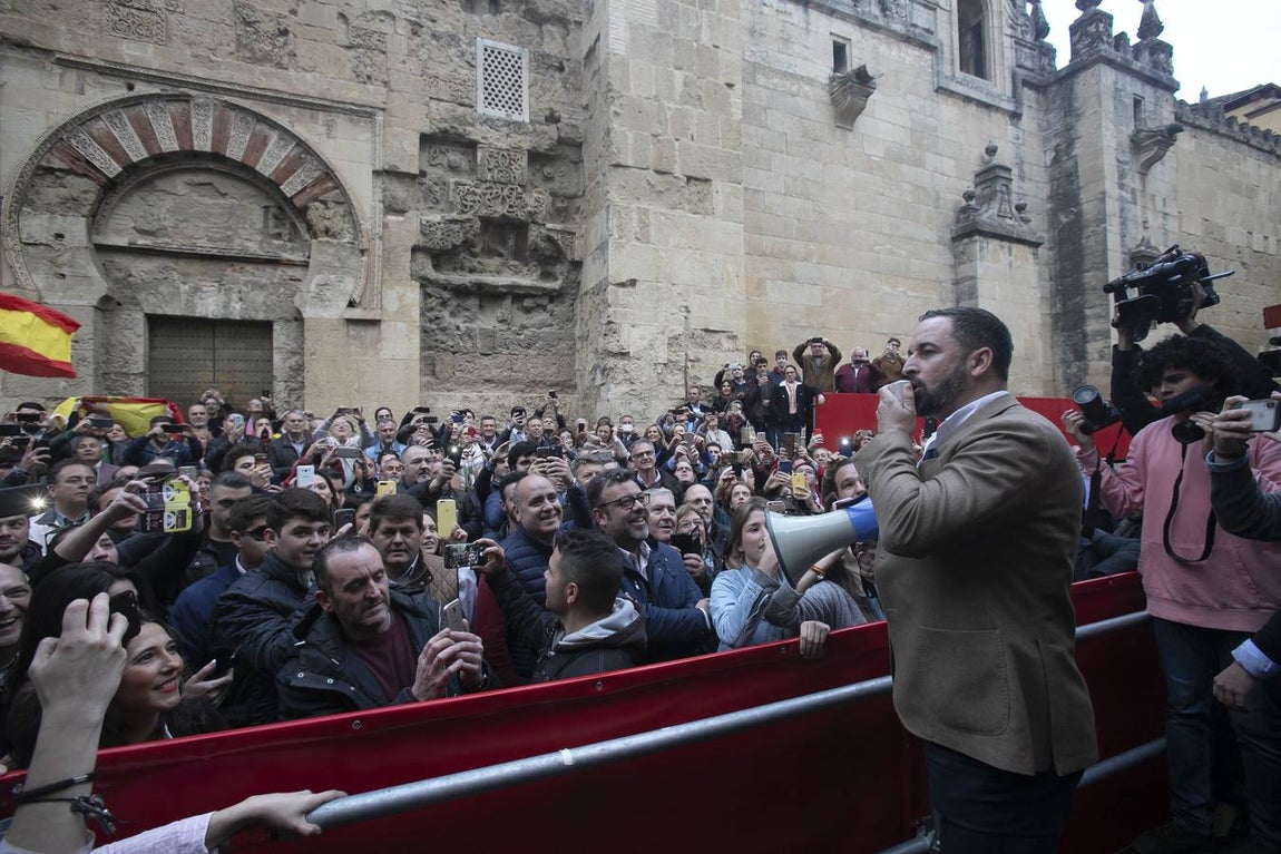 En imágenes, el mitin de Santiago Abascal (Vox) en Córdoba