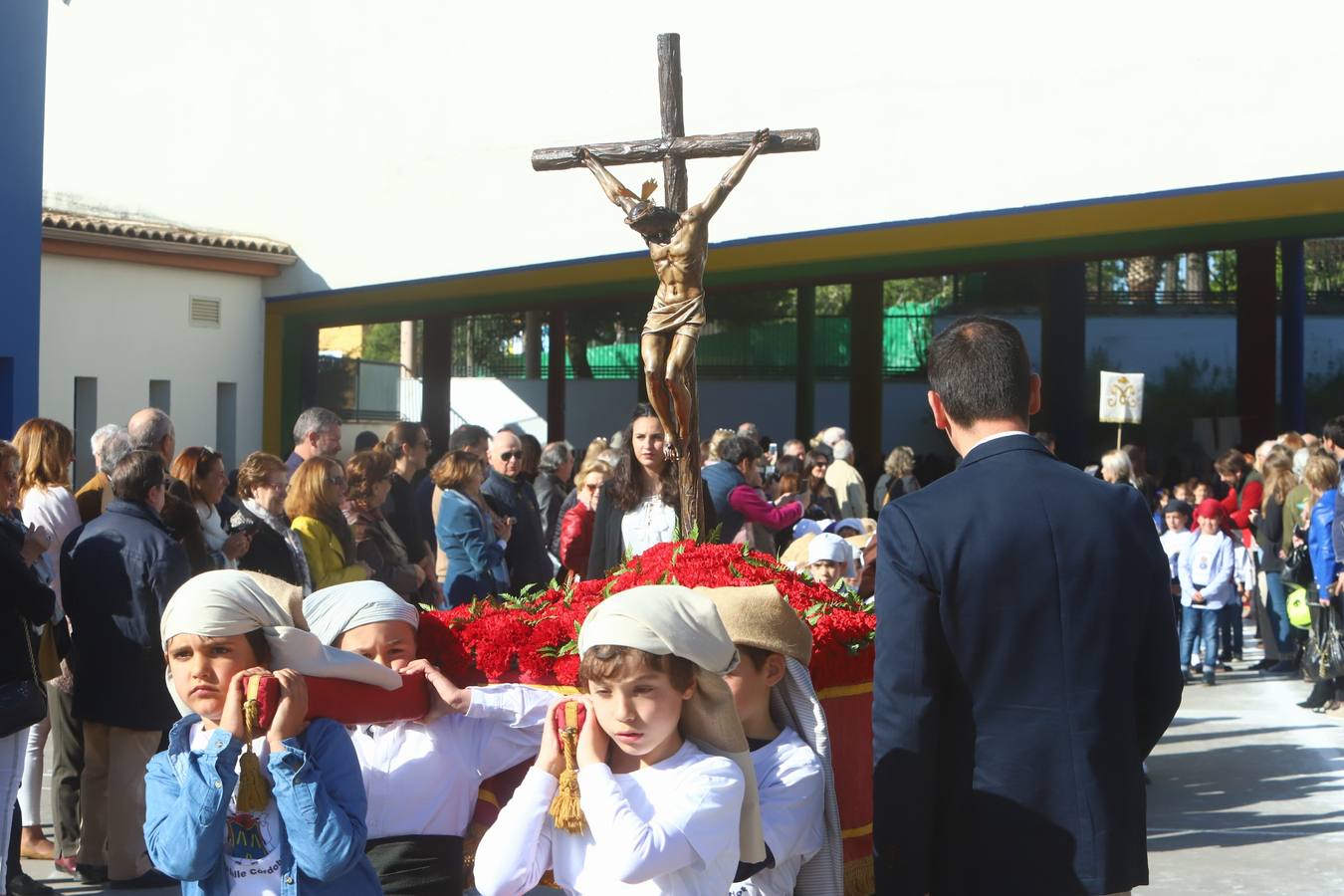 La Semana Santa «chiquita» del colegio La Salle de Córdoba, en imágenes
