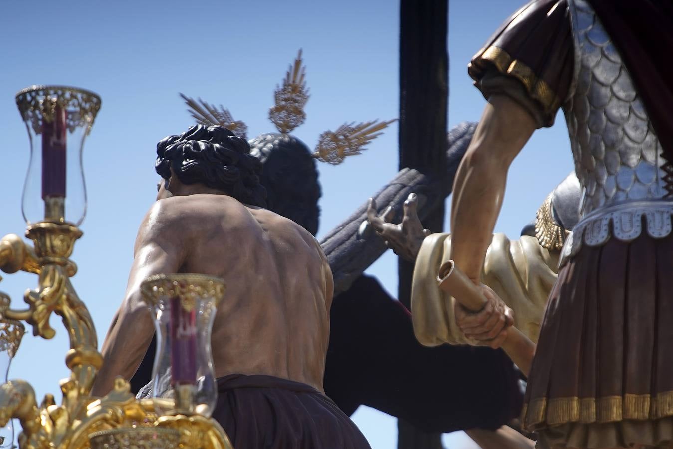 En imágenes, primeros momentos de la procesión de La Paz