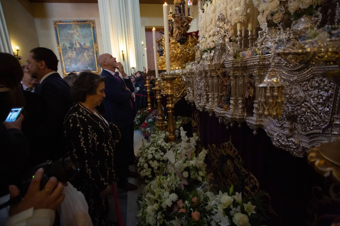 Todo preparado para la estación de penitencia de Los Gitanos