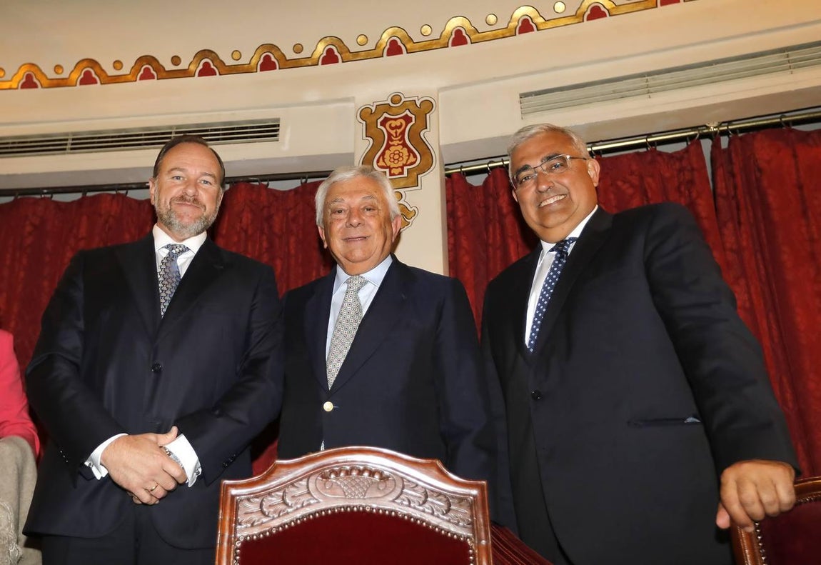 José Luis García Palacios, Francisco Herrero y Antonio Ramírez de Arellano