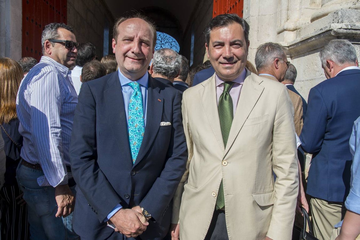 Joaquín Moeckel y Marcelino Serrano