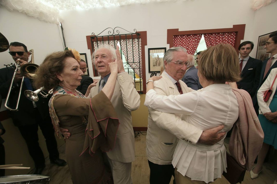 En imágenes, las recepciones del día festivo de la Feria Sevilla 2019