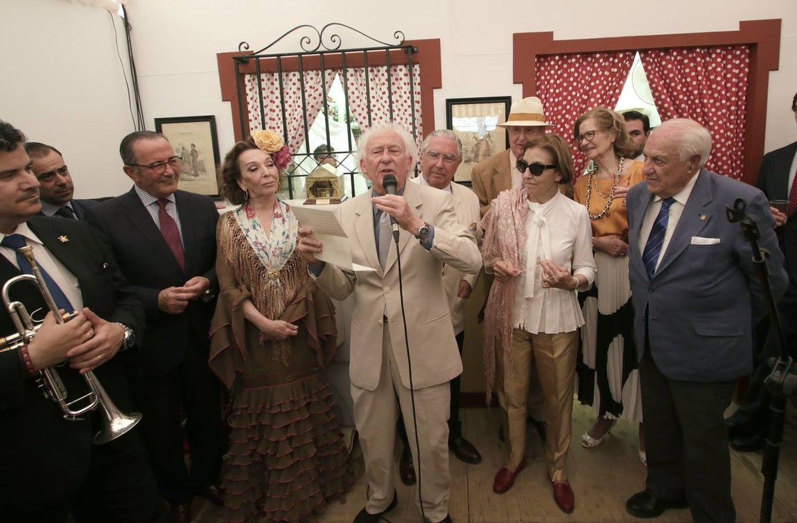 En imágenes, las recepciones del día festivo de la Feria Sevilla 2019