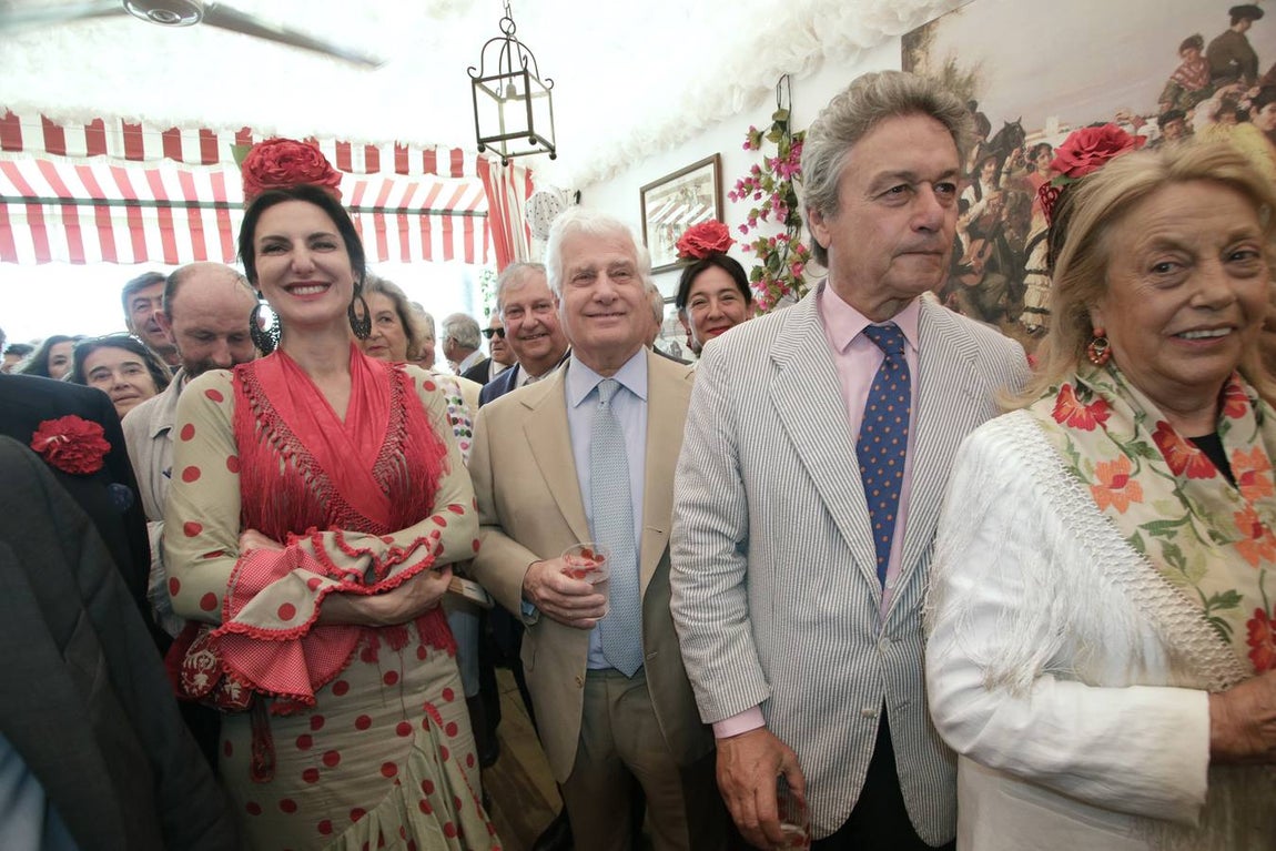 En imágenes, las recepciones del día festivo de la Feria Sevilla 2019