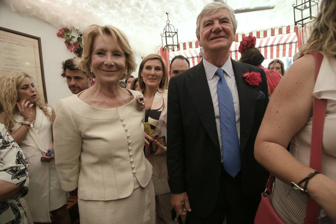 En imágenes, las recepciones del día festivo de la Feria Sevilla 2019