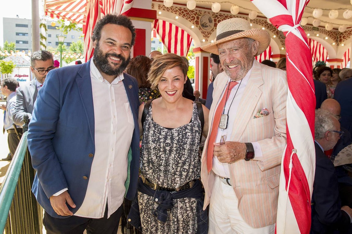 En imágenes, las recepciones del día festivo de la Feria Sevilla 2019