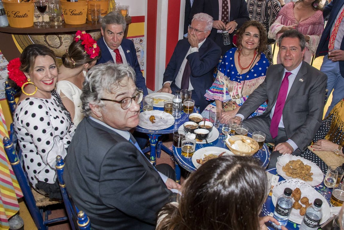 En imágenes, las recepciones del día festivo de la Feria Sevilla 2019