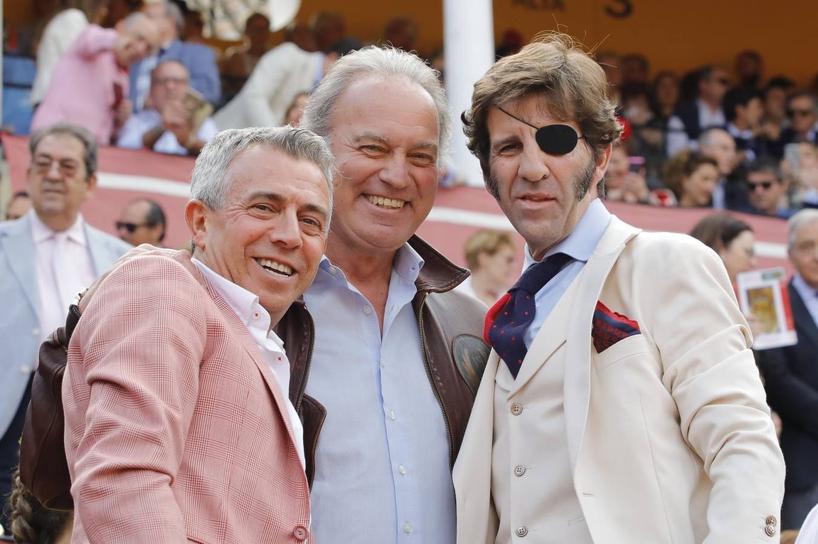 José Luis López «Turronero», Bertín Osborne y Juan José Padilla