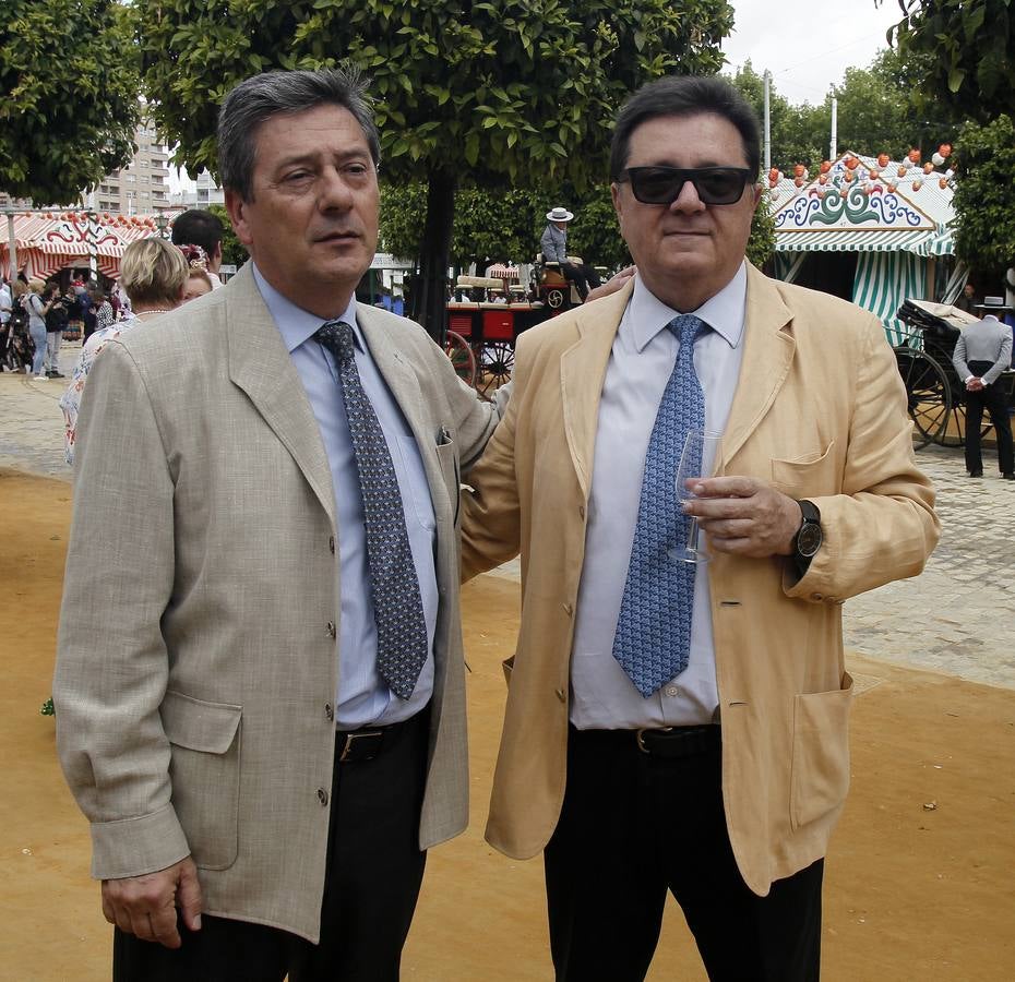 En imágenes, las recepciones del día festivo de la Feria Sevilla 2019