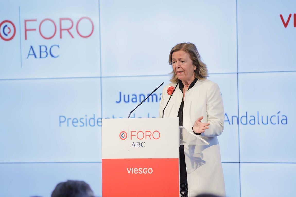 Catalina Luca de Tena durante el acto