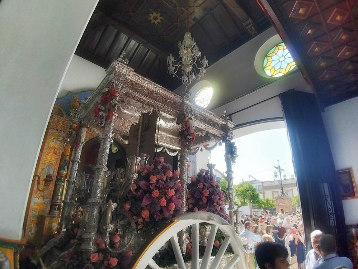 Salida de la hermandad del Rocío de Coria