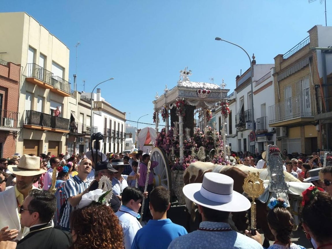 Salida de la hermandad del Rocío de Coria