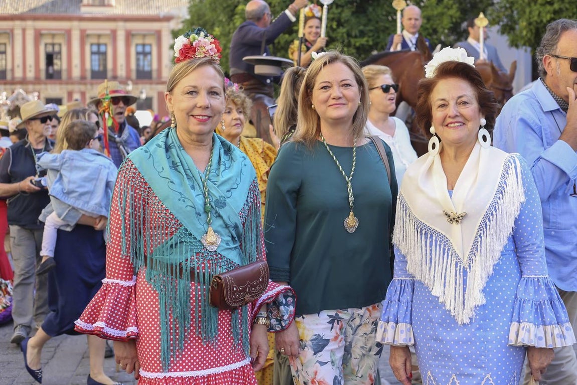 Carmen Fajardo, Mari Ángeles Ruiz y María Isabel Falcón