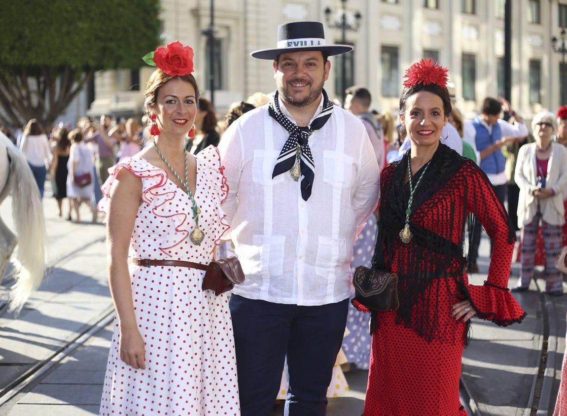 María de la O Rodríguez, José Francisco Rodríguez y Alicia Barrera Núñez