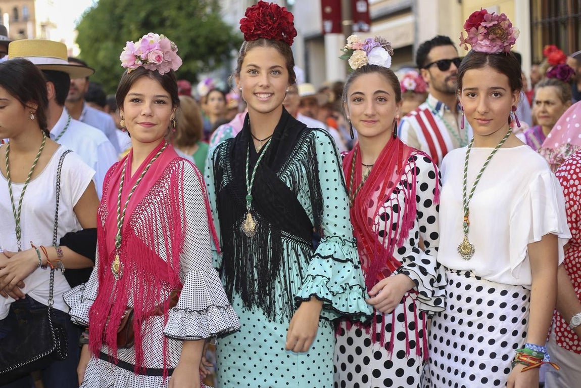 Nuria Álvarez, Marisol González, Isabel Bustos y María Ávila