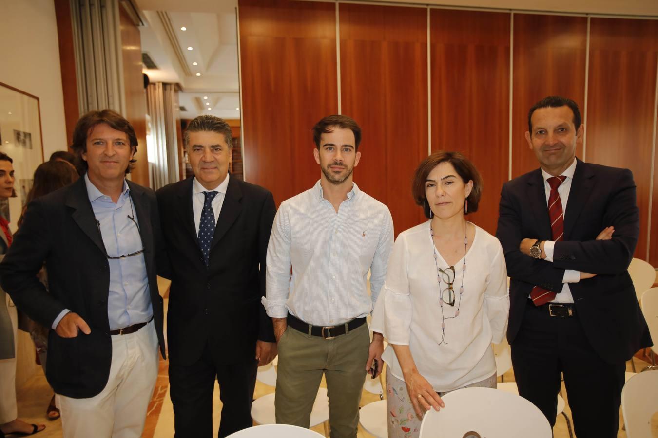 Paco Ybarra, Juan Ramón Cortés, Carmelo Moreno, Raquel Romero y Javier Soriano