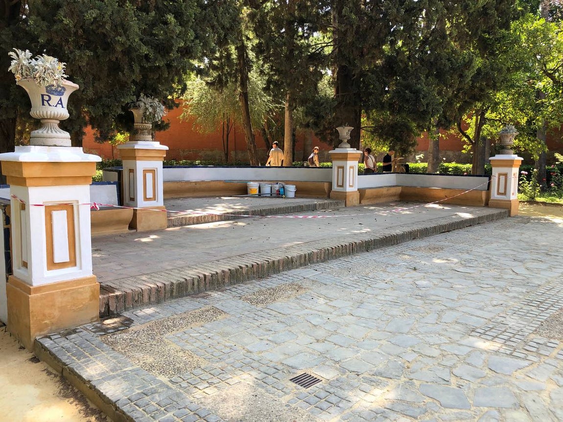 En imágenes, los desperfectos del Alcázar de Sevilla