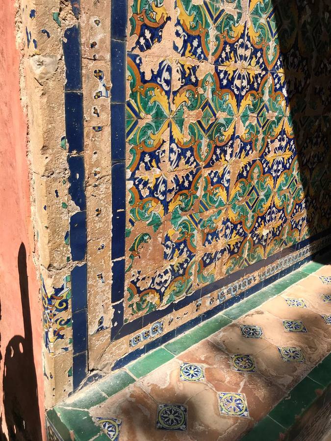 En imágenes, los desperfectos del Alcázar de Sevilla