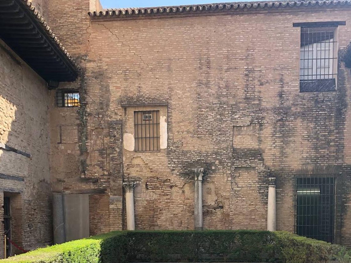 En imágenes, los desperfectos del Alcázar de Sevilla