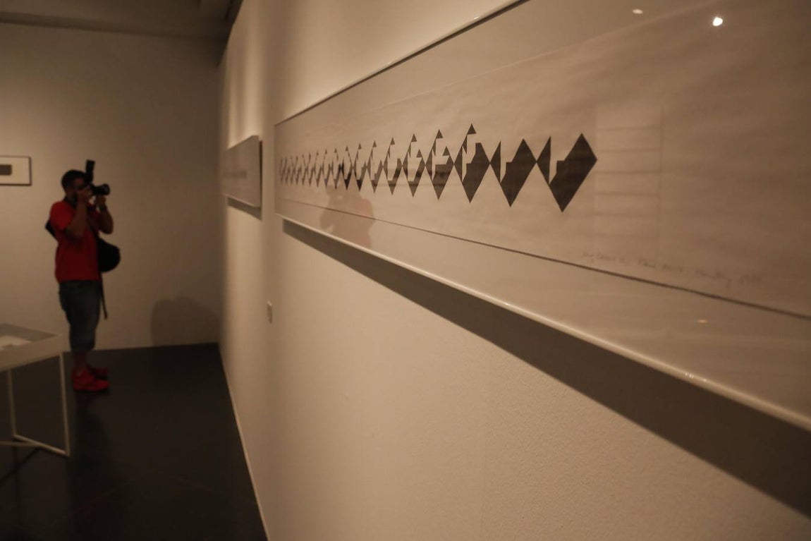 La exposición de Elena Asins en la sala Vimcorsa de Córdoba, en imágenes