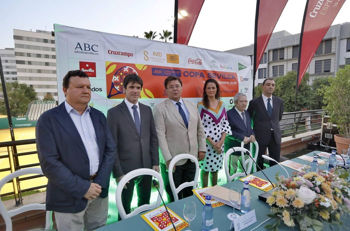 En imágenes: La presentación de La Copa Sevilla de Tenis