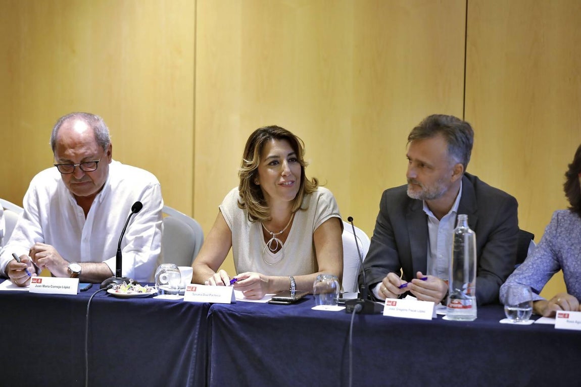 Las primeras imágenes de Susana Díaz tras anunciar su embarazo