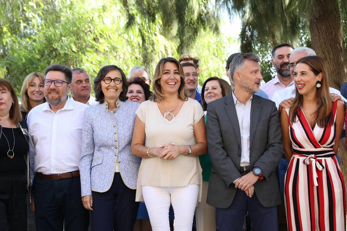 Las primeras imágenes de Susana Díaz tras anunciar su embarazo