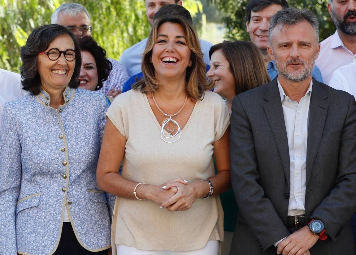 Las primeras imágenes de Susana Díaz tras anunciar su embarazo