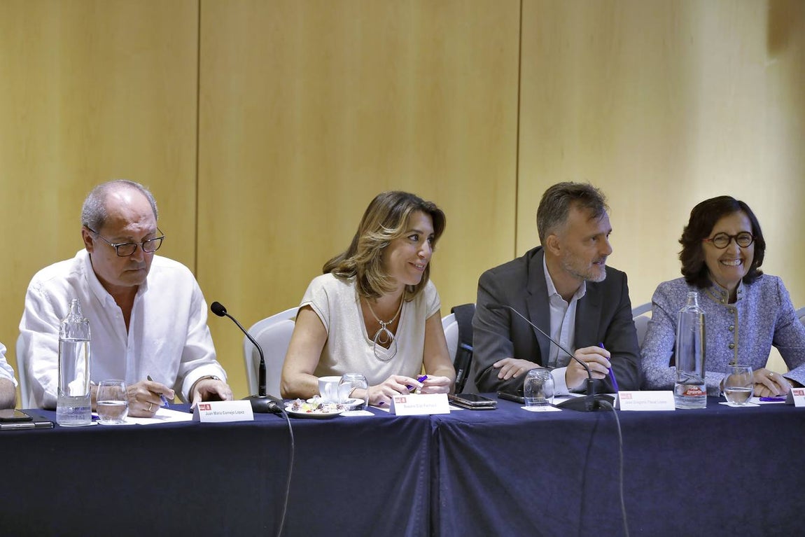 Las primeras imágenes de Susana Díaz tras anunciar su embarazo