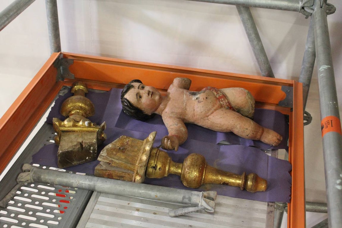 Restauración del retablo del santuario de Consolación de Utrera